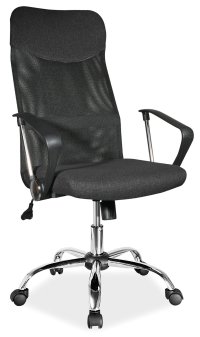Кресло SIGNAL компьютерное поворотное Q-025 Черный - Черный